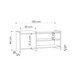 ACCIO, botník, bílý