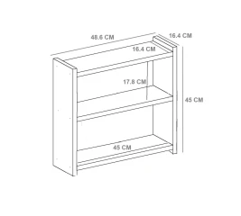 FOSTER kuchyňský regál, bílá