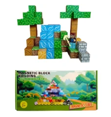 Magnetická stavebnice Minecraft Stromy a vodopád MSTB2100