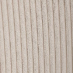 Relaxační křeslo, béžová, manšestrová látka, AK-L7285 CRM6