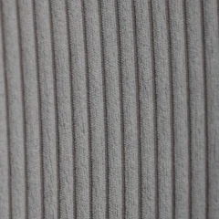 Relaxační křeslo, šedá, manšestrová látka, AK-L7285 GREY6