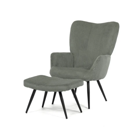 Křeslo s podnožkou AK-L7285 GRN6