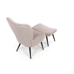 Relaxační křeslo, růžová, manšestrová látka, AK-L7285 PINK6