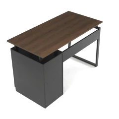 Kancelářský stůl 120x60cm, melamin, ořech, APC-3218 OAK