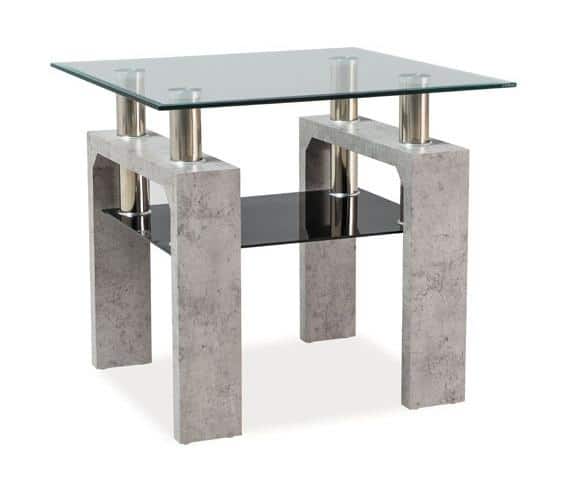 Levně Casarredo Konferenční stolek LISA D beton