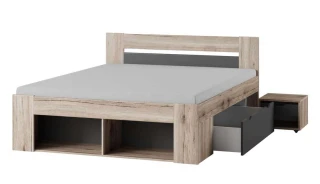 Postel ROMA 160 cm s nočními stolky