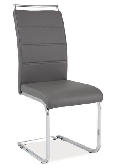 Levně Casarredo Jídelní čalouněná židle H-441 šedá