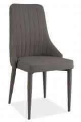 Jídelní čalouněná židle AURA šedá