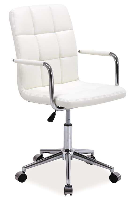 Levně Casarredo Kancelářská židle Q-022 bílá