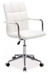 Kancelářská židle Q-022 bílá