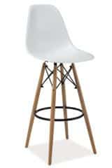 Barová židle ENZO H1 bílá