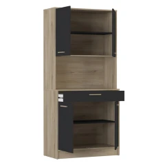 Příborník DOLCE - dub/černý