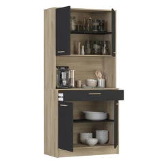 Příborník DOLCE - dub/černý