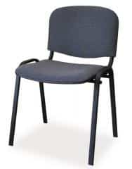 Čalouněná židle ISO černá/šedá