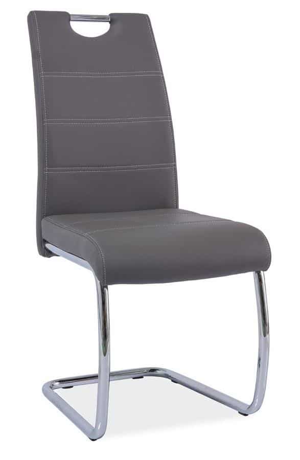 Casarredo Jídelní čalouněná židle H-666 šedá