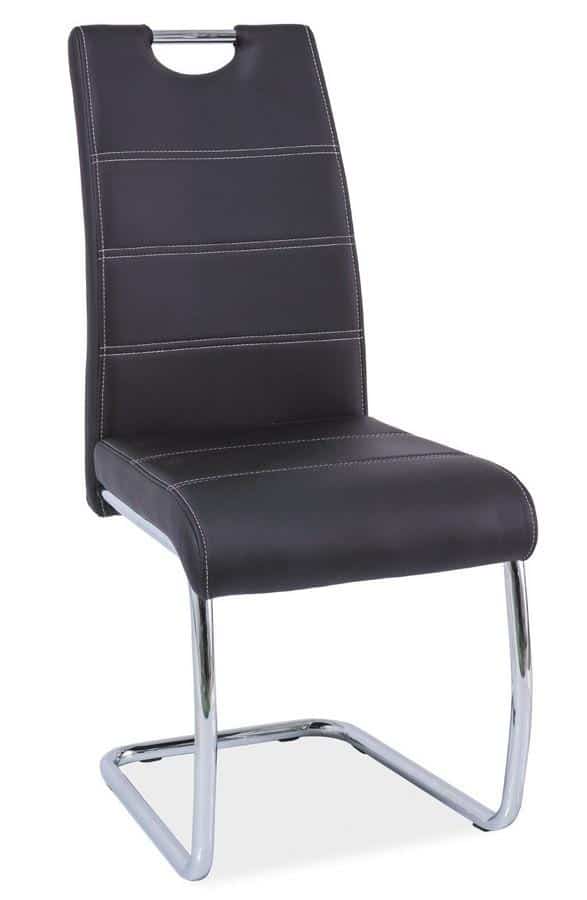 Casarredo Jídelní čalouněná židle H-666 černá