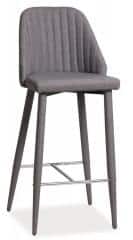 Barová židle JOKO šedá