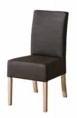 Jídelní čalouněná židle CARMELO C23 tmavě hnědá