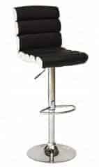 Barová židle KROKUS C-617 černá/bílá