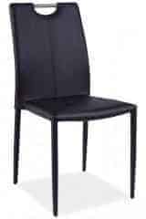 Jídelní čalouněná židle H-322 černá