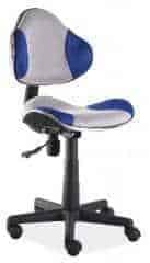 Kancelářská židle Q-G2 šedá/modrá