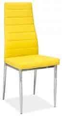 Jídelní čalouněná židle H-261 žlutá