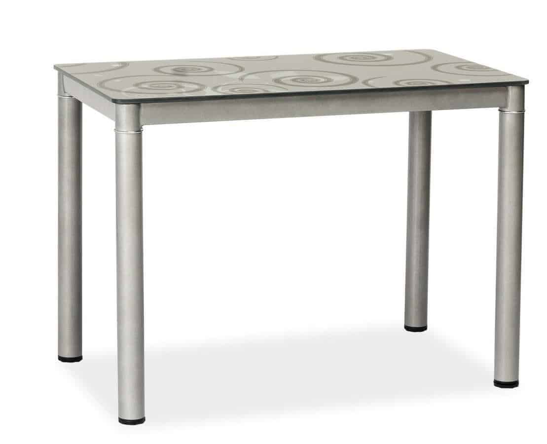 Levně Casarredo Jídelní stůl DAMAR šedý