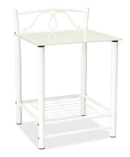 Levně Casarredo Noční stolek ET-920 bílý