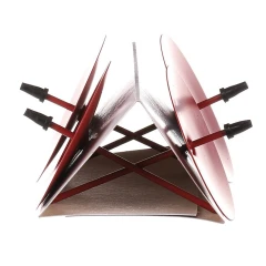 Bodec kovový - zápich, červený, cena za balení (4 ks)