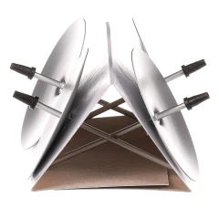 Bodec kovový - zápich, stříbrný, cena za balení (4 ks)