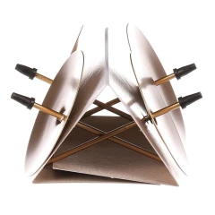 Bodec kovový - zápich, zlatý, cena za balení (4 ks)