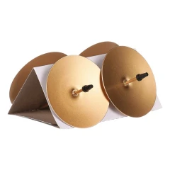 Bodec kovový - zápich, zlatý, cena za balení (4 ks)