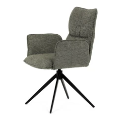 Jídelní židle, zelená, látka, DCH-D1328 GRN2