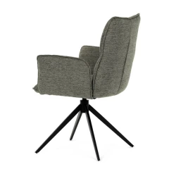 Jídelní židle, zelená, látka, DCH-D1328 GRN2