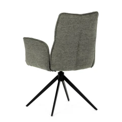 Jídelní židle, zelená, látka, DCH-D1328 GRN2