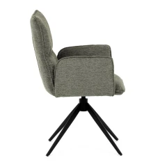 Jídelní židle, zelená, látka, DCH-D1328 GRN2