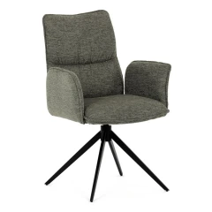 Jídelní židle, zelená, látka, DCH-D1328 GRN2