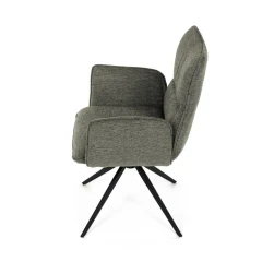 Jídelní židle, zelená, látka, DCH-D1328 GRN2