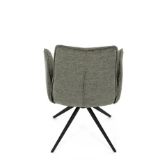 Jídelní židle, zelená, látka, DCH-D1328 GRN2