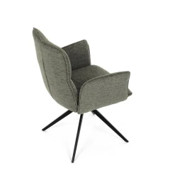 Jídelní židle, zelená, látka, DCH-D1328 GRN2