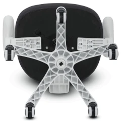 Dětská židle, výškově nastavitelná, šedá síťovina, KA-K1062 GREY