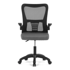 Kancelářská židle, houpací mechanismus, šedá síťovina, KA-K2006 GREY