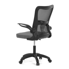 Kancelářská židle, houpací mechanismus, šedá síťovina, KA-K2006 GREY