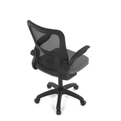 Kancelářská židle, houpací mechanismus, šedá síťovina, KA-K2006 GREY