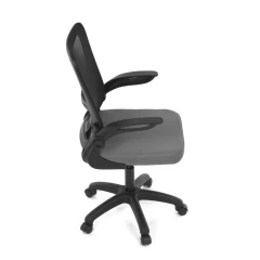 Kancelářská židle, houpací mechanismus, šedá síťovina, KA-K2006 GREY
