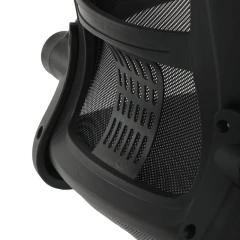 Kancelářská židle, houpací mechanismus, šedá síťovina, KA-K2006 GREY