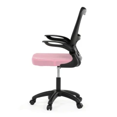Kancelářská židle, houpací mechanismus, růžová síťovina, KA-K2006 PINK