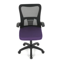 Kancelářská židle, houpací mechanismus, fialová síťovina, KA-K2006 PUR