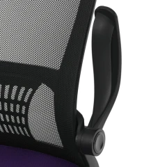 Kancelářská židle, houpací mechanismus, fialová síťovina, KA-K2006 PUR