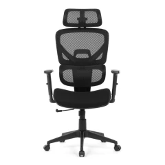 Kancelářská židle, houpací mechanismus, černá látka, KA-Q8203 BK